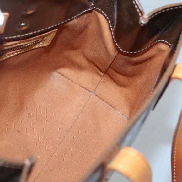 LOUIS VUITTON Monogram Vernis Reade PM Hand Bag Bronze M91146 LV Auth 132465 - Picture 10 of 16